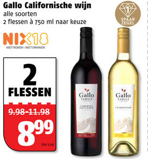 Gallo   witte wijn, rode wijn folder aanbieding bij  Poiesz - details