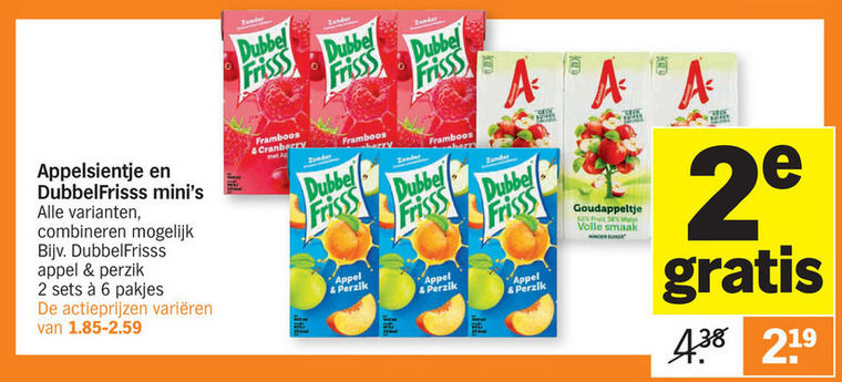 Appelsientje   fruitdrank folder aanbieding bij  Albert Heijn - details