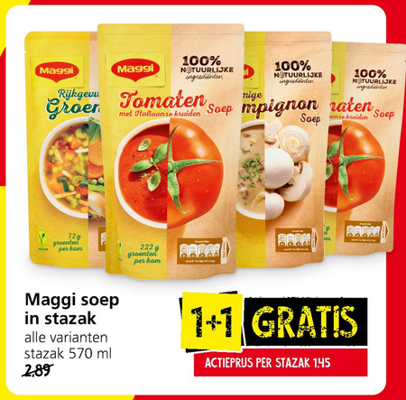 Maggi   soep folder aanbieding bij  Jan Linders - details