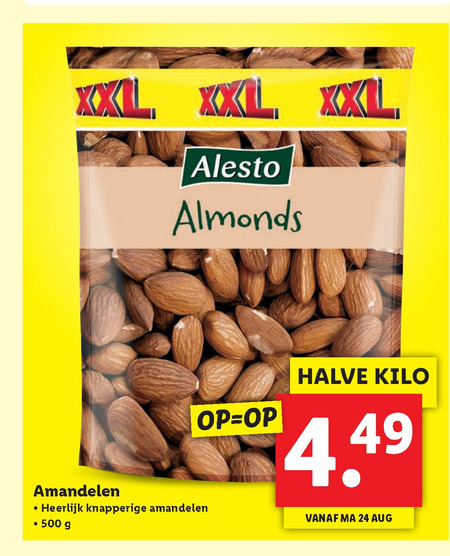 Alesto   amandelen folder aanbieding bij  Lidl - details