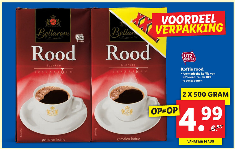 Bellarom   koffie folder aanbieding bij  Lidl - details