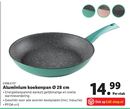 Ernesto   koekenpan folder aanbieding bij  Lidl - details