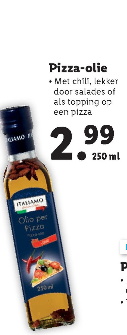 Italiamo   olijfolie folder aanbieding bij  Lidl - details