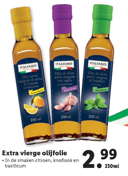 Italiamo   olijfolie folder aanbieding bij  Lidl - details