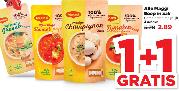 Maggi   soep folder aanbieding bij  Plus - details