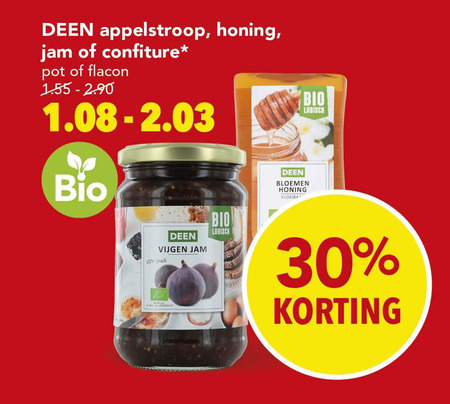 Deen Huismerk   appelstroop, jam folder aanbieding bij  Deen - details