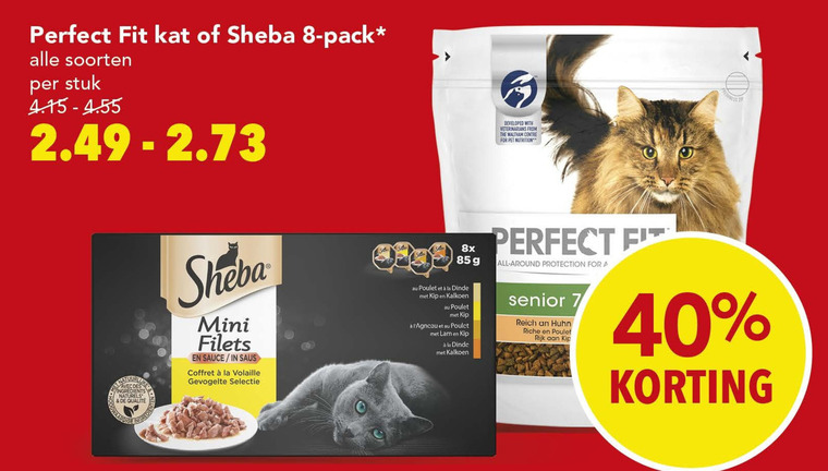 Sheba   kattenvoer folder aanbieding bij  Deen - details