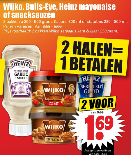 Heinz   barbecuesaus, mayonaise folder aanbieding bij  Dirk - details