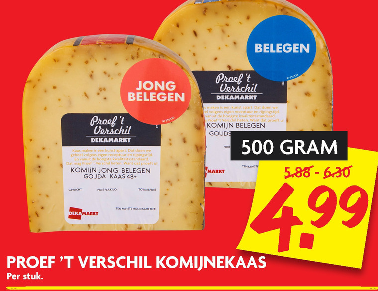 Proef t Verschil   kruidenkaas folder aanbieding bij  Dekamarkt - details