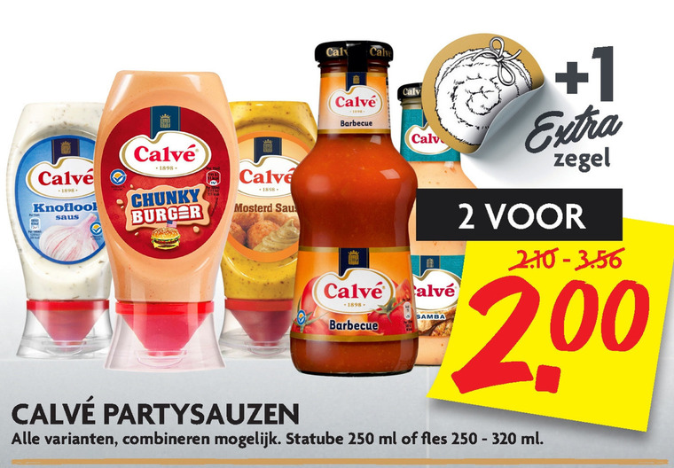 Calve   snacksaus folder aanbieding bij  Dekamarkt - details