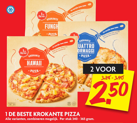 1 De Beste   diepvriespizza folder aanbieding bij  Dekamarkt - details