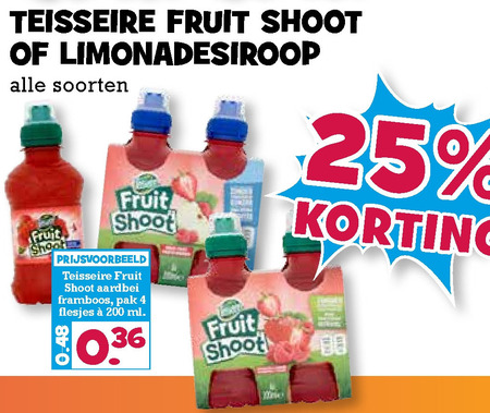 Teisseire   limonadesiroop, fruitdrank folder aanbieding bij  Boons Markt - details