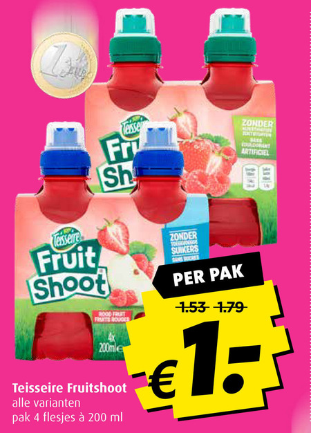 Teisseire   fruitdrank folder aanbieding bij  Boni - details