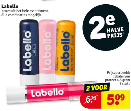 Labello   lippenbalsem folder aanbieding bij  Kruidvat - details