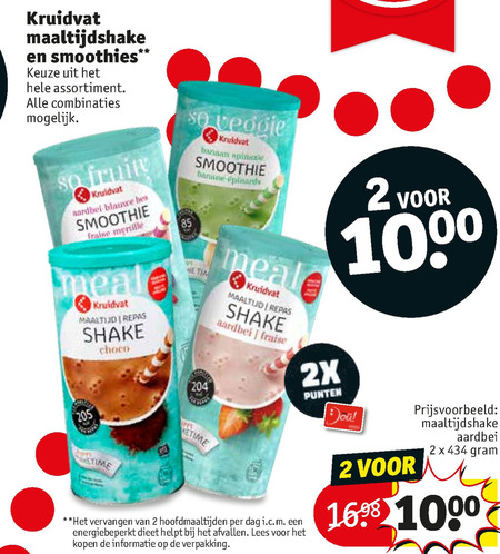 Kruidvat Huismerk   afslankmaaltijd folder aanbieding bij  Kruidvat - details