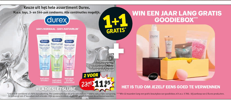 Durex   condooms, erotiek folder aanbieding bij  Kruidvat - details