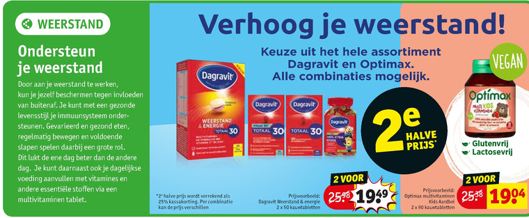 Dagravit   multivitaminen folder aanbieding bij  Kruidvat - details