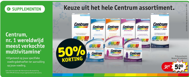 Centrum   multivitaminen folder aanbieding bij  Kruidvat - details