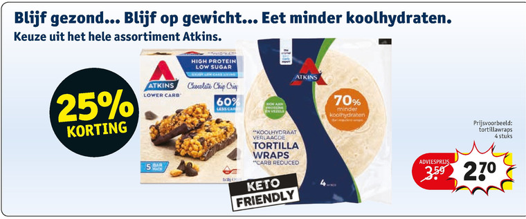 Atkins   afslankmaaltijd folder aanbieding bij  Kruidvat - details