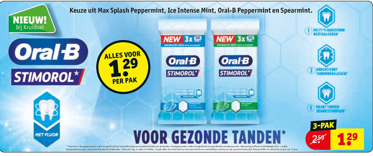 Stimorol   kauwgom folder aanbieding bij  Kruidvat - details