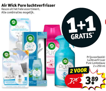 Airwick   luchtverfrisser, textielverfrisser folder aanbieding bij  Kruidvat - details