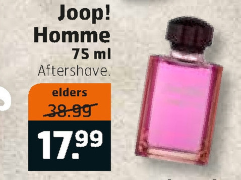 Joop   aftershave folder aanbieding bij  Trekpleister - details