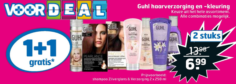 Guhl   conditioner, shampoo folder aanbieding bij  Trekpleister - details