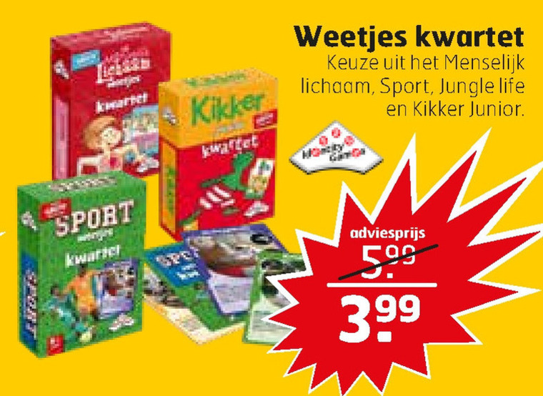 Identity Games   kwartetspel folder aanbieding bij  Trekpleister - details