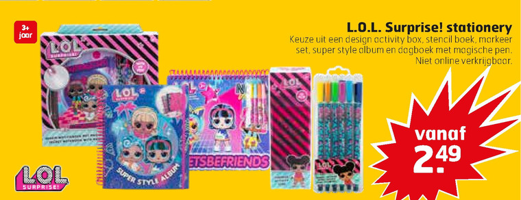 L.O.L. Surprise   schoolartikel folder aanbieding bij  Trekpleister - details