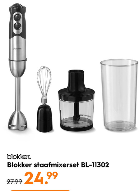 Blokker Huismerk   staafmixer folder aanbieding bij  Blokker - details