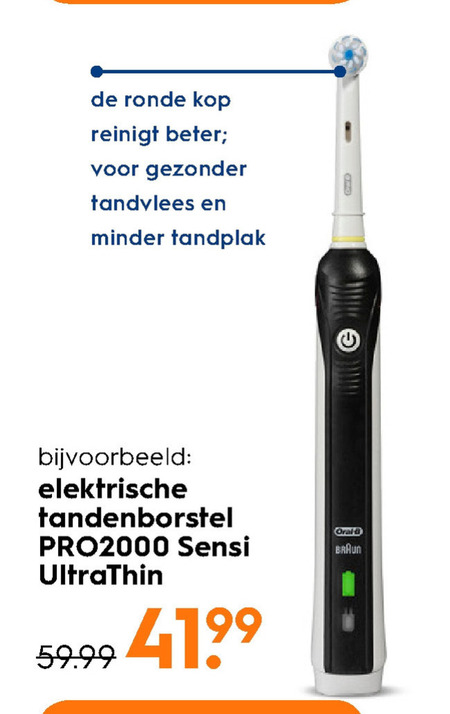 Braun Oral-B   electrische tandenborstel folder aanbieding bij  Blokker - details