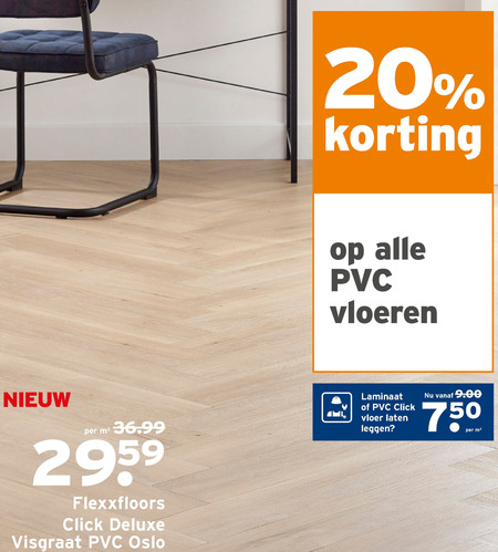 Allerlei soorten was stuiten op Alle merken kunststof vloer folder aanbieding bij Gamma - details