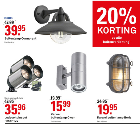 wagon Renaissance Onrechtvaardig Alle merken buitenlamp folder aanbieding bij Karwei - details