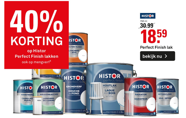 Histor   lak, mengverf folder aanbieding bij  Karwei - details