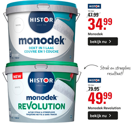 Histor   muurverf folder aanbieding bij  Karwei - details