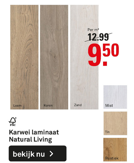 Karwei Huismerk   laminaat folder aanbieding bij  Karwei - details