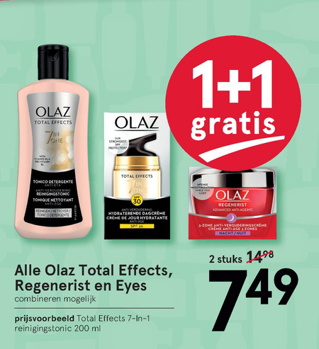 Olaz   nachtcreme, dagcreme folder aanbieding bij  Etos - details