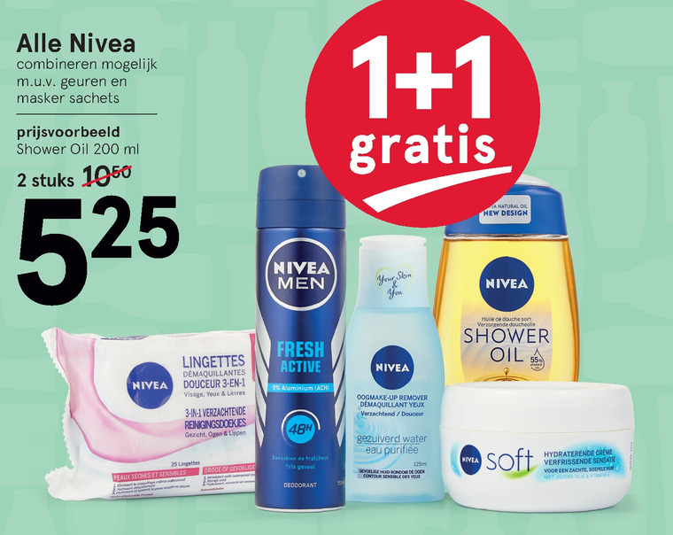 Nivea   shampoo, douchegel folder aanbieding bij  Etos - details