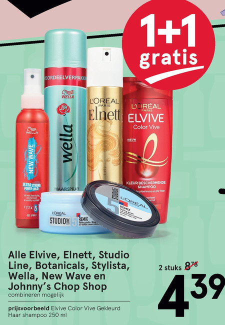 Elvive   shampoo folder aanbieding bij  Etos - details