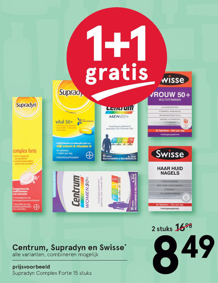 Centrum   multivitaminen folder aanbieding bij  Etos - details