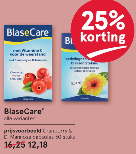 Blasecare   voedingssupplement folder aanbieding bij  Etos - details