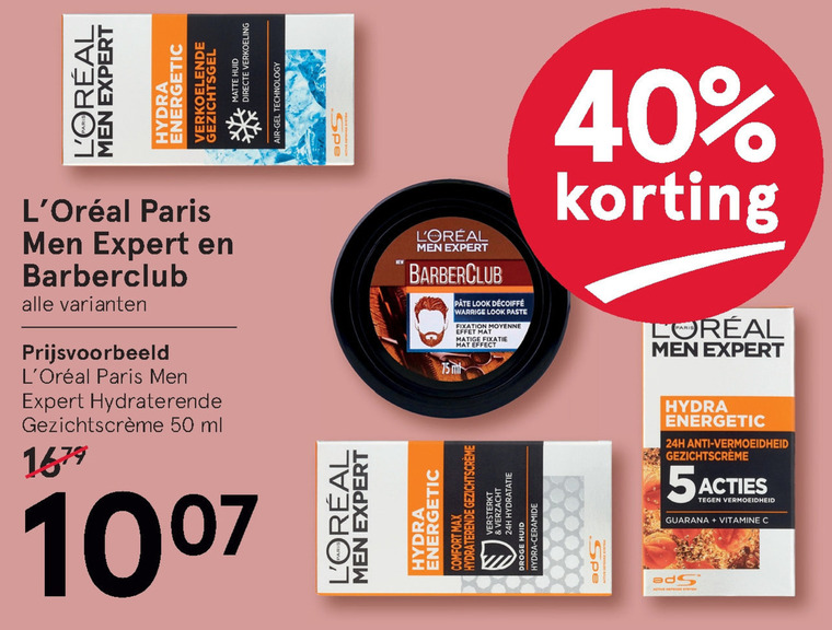 L Oreal Men Expert   heren gezichtsverzorging folder aanbieding bij  Etos - details