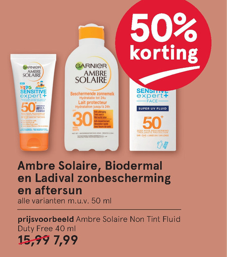 Ladival   zonnebrandolie, aftersun folder aanbieding bij  Etos - details