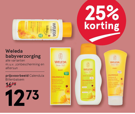 Weleda   babyverzorging, babyshampoo folder aanbieding bij  Etos - details