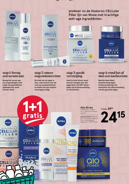 Nivea   nachtcreme, dagcreme folder aanbieding bij  Etos - details