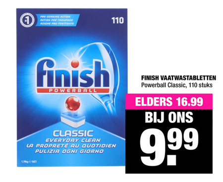 Finish   vaatwasmiddel folder aanbieding bij  Big Bazar - details