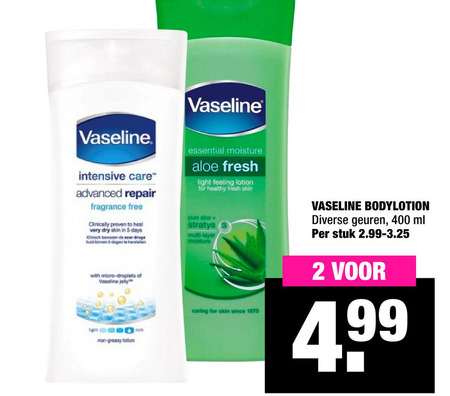 Vaseline   bodylotion folder aanbieding bij  Big Bazar - details