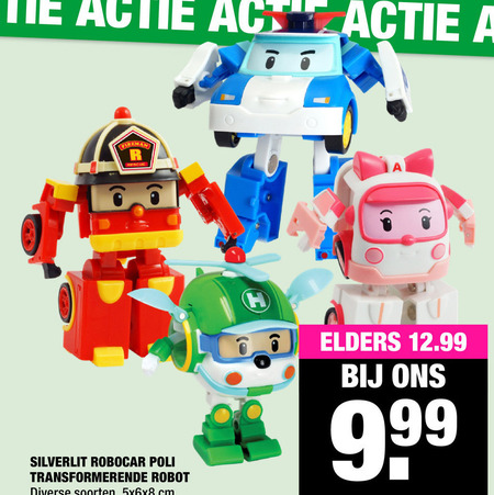 Robocar Poli   speelgoedrobot folder aanbieding bij  Big Bazar - details