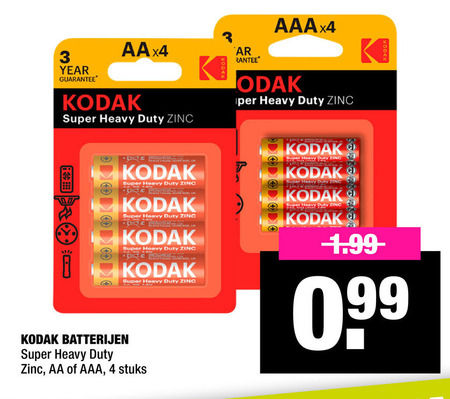 Kodak   batterij folder aanbieding bij  Big Bazar - details