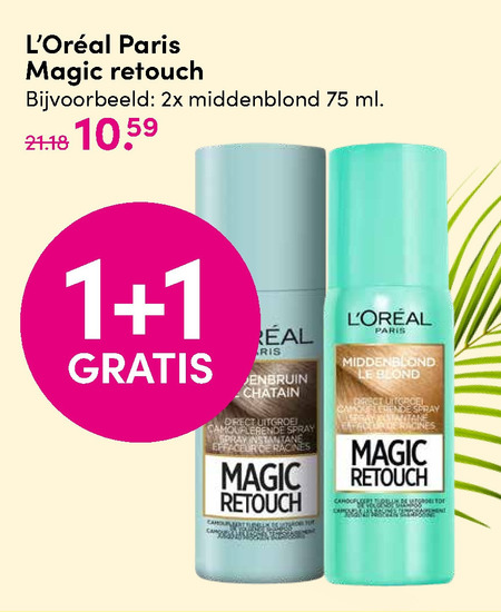 L Oreal   haarkleuring folder aanbieding bij  DA - details